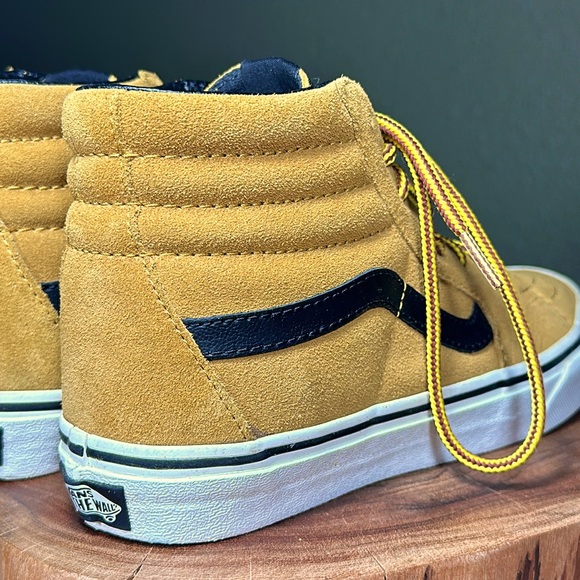 VANS Suede Sk8-Hi Skate Shoe - Wheat / Black - Picture 6 of 16